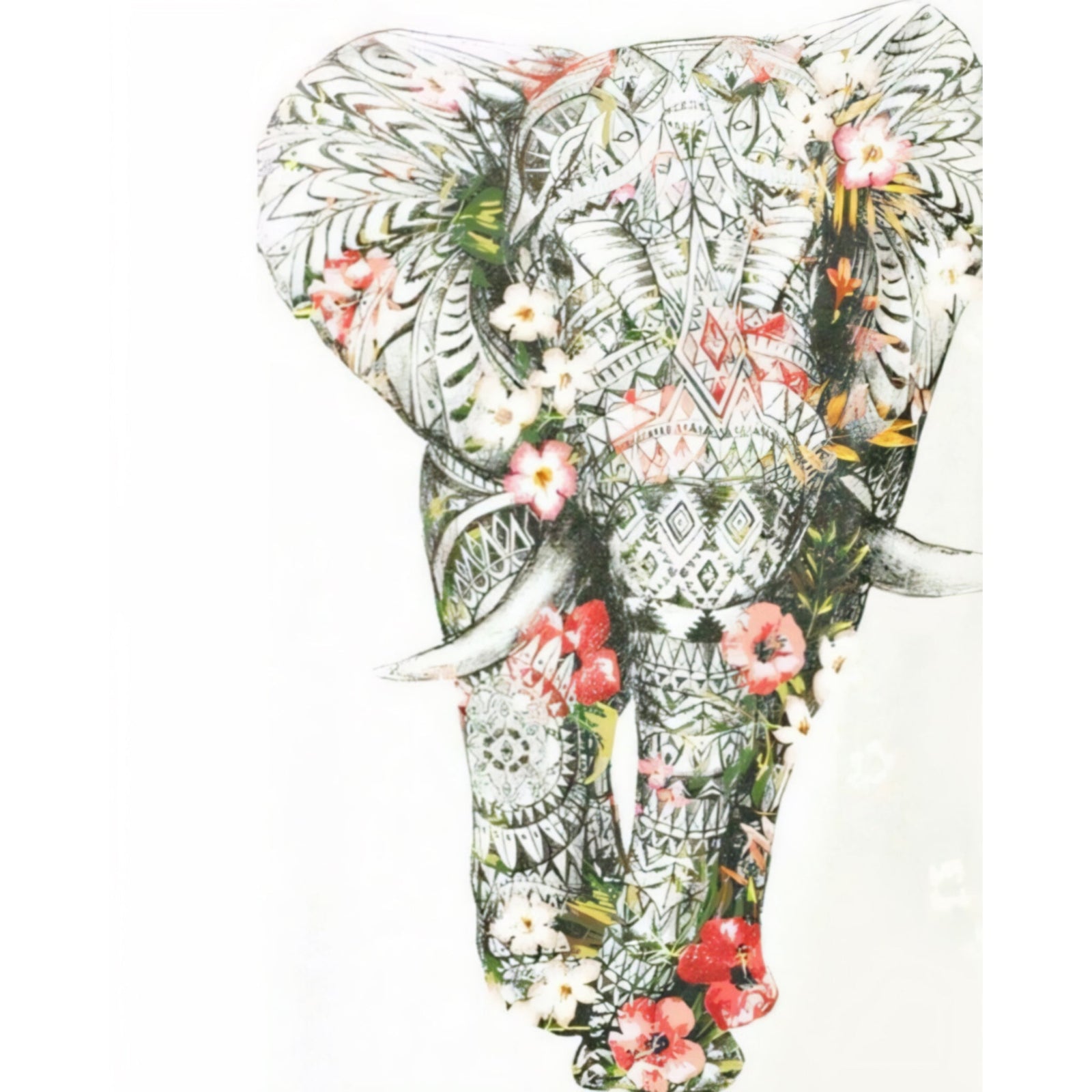 Bedazzled Special Colorful Elephant | Diamond Painting Design - Full Drill Diamond Art with 5d Square or Round Diamonds - AB Drills Available