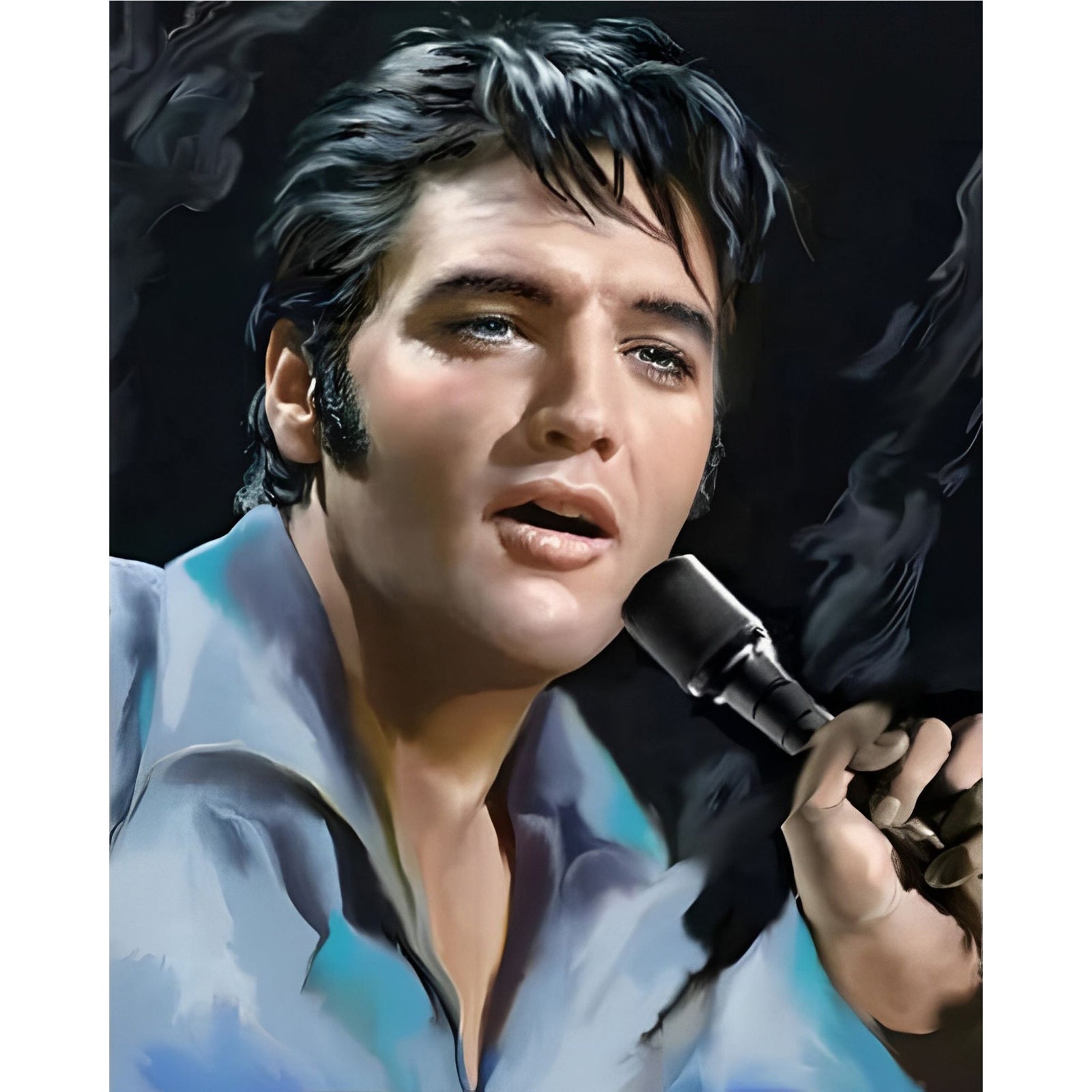 Famous Singer Elvis Presley | Diamond Painting Design - Full Drill Diamond Art with 5d Square or Round Diamonds - AB Drills Available