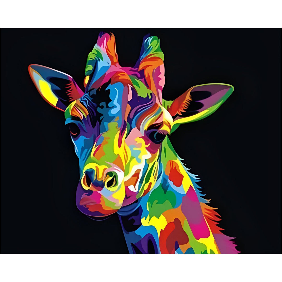 Colorful Giraffe | Diamond Painting