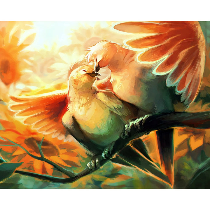Bird couple | Diamond Painting