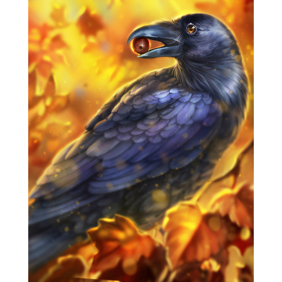 Bird Raven | Diamond Painting