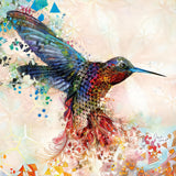 Hummingbird Mandala | Diamond Painting Design - Full Drill Diamond Art with 5d Square or Round Diamonds - AB Drills Available