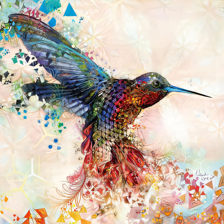 Hummingbird Mandala | Diamond Painting