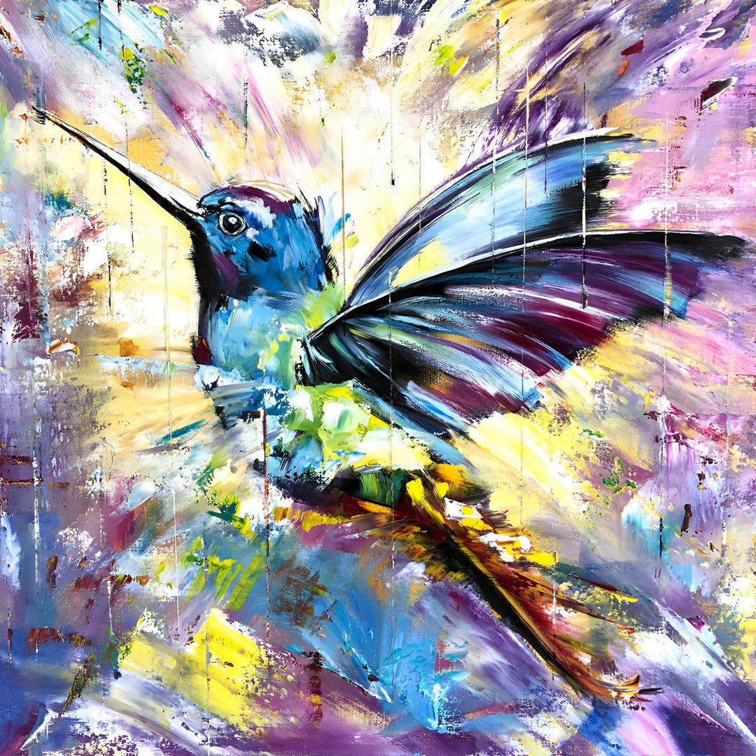 Hummingbird Modern | Diamond Painting