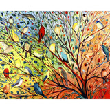 Birds | Diamond Painting Design - Full Drill Diamond Art with 5d Square or Round Diamonds - AB Drills Available