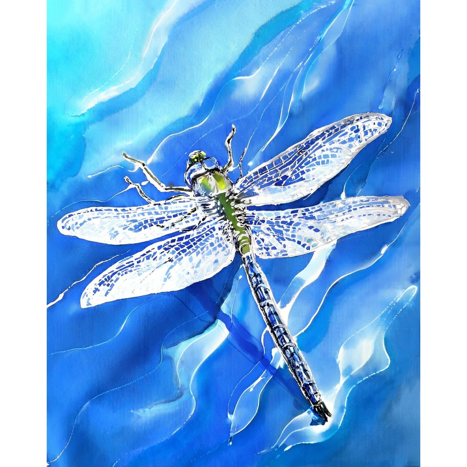 Dragonfly | Diamond Painting Design - Full Drill Diamond Art with 5d Square or Round Diamonds - AB Drills Available