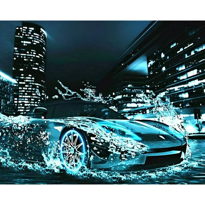 Lightning Fast Super Car | Diamond Painting