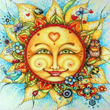 Cartoon Sun | Diamond Painting Design - Full Drill Diamond Art with 5d Square or Round Diamonds - AB Drills Available