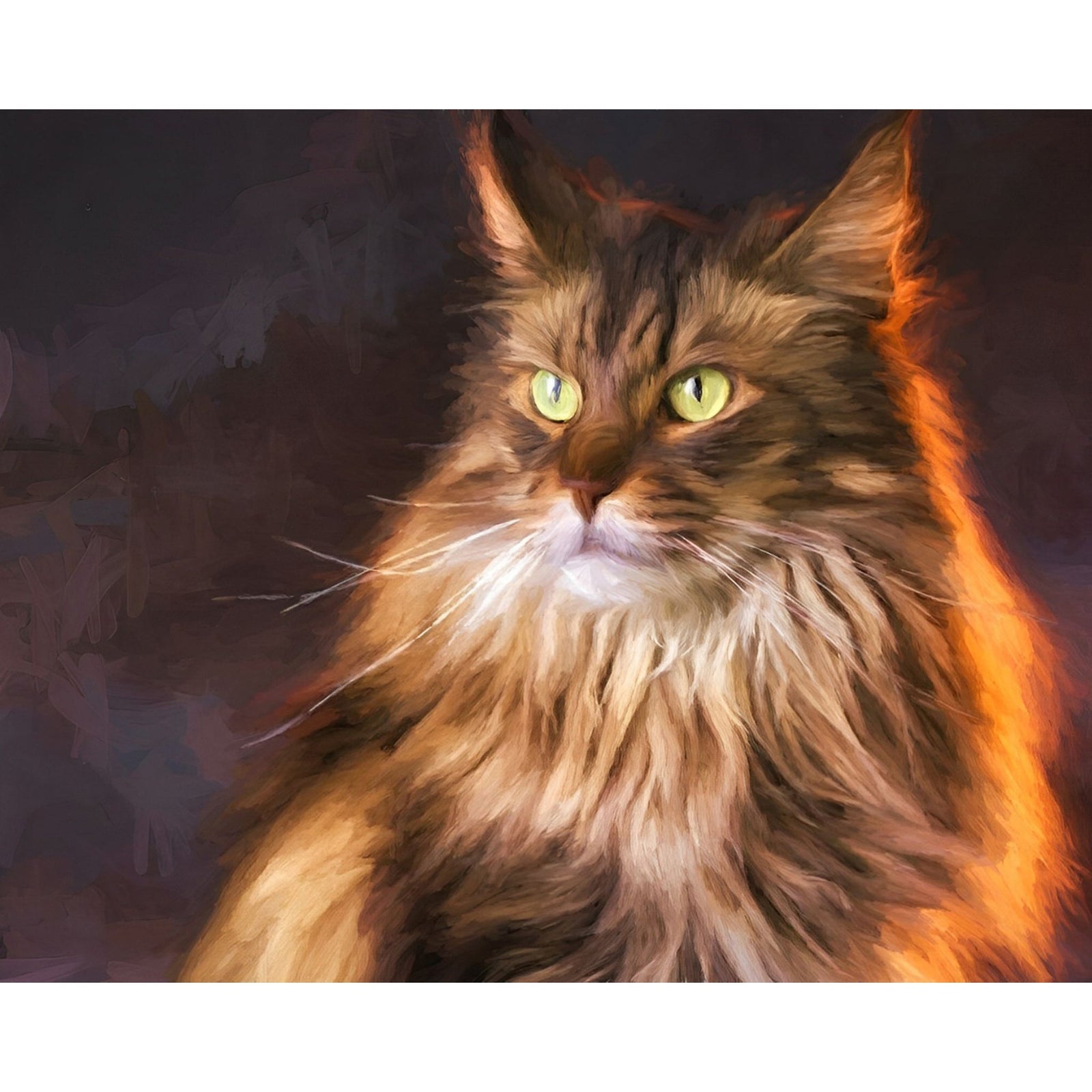 Maine Coon | Diamond Painting Design - Full Drill Diamond Art with 5d Square or Round Diamonds - AB Drills Available