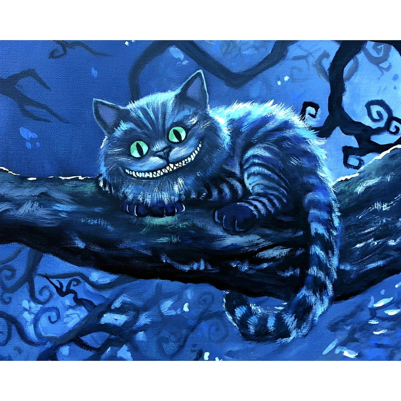 Cheshire Cat | Diamond Painting Design - Full Drill Diamond Art with 5d Square or Round Diamonds - AB Drills Available