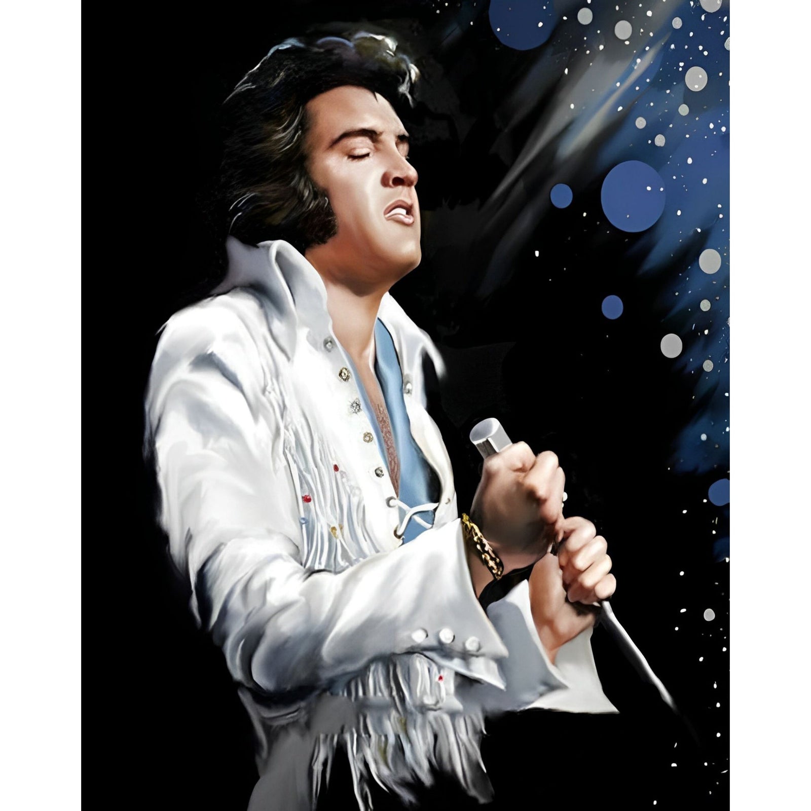 Legendary Elvis Presley | Diamond Painting Design - Full Drill Diamond Art with 5d Square or Round Diamonds - AB Drills Available