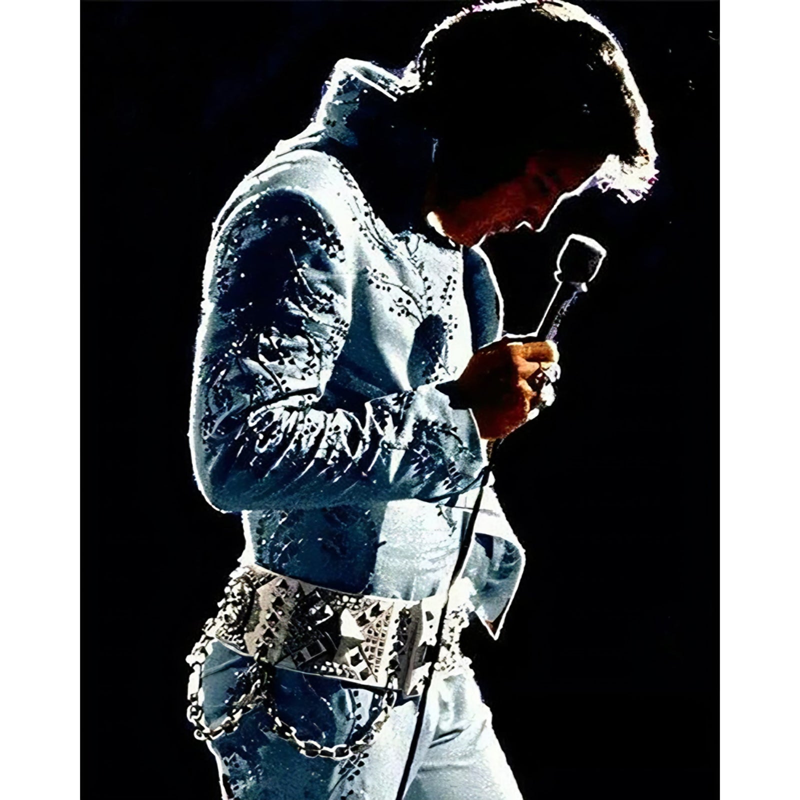 Elvis Presley The King | Diamond Painting Design - Full Drill Diamond Art with 5d Square or Round Diamonds - AB Drills Available