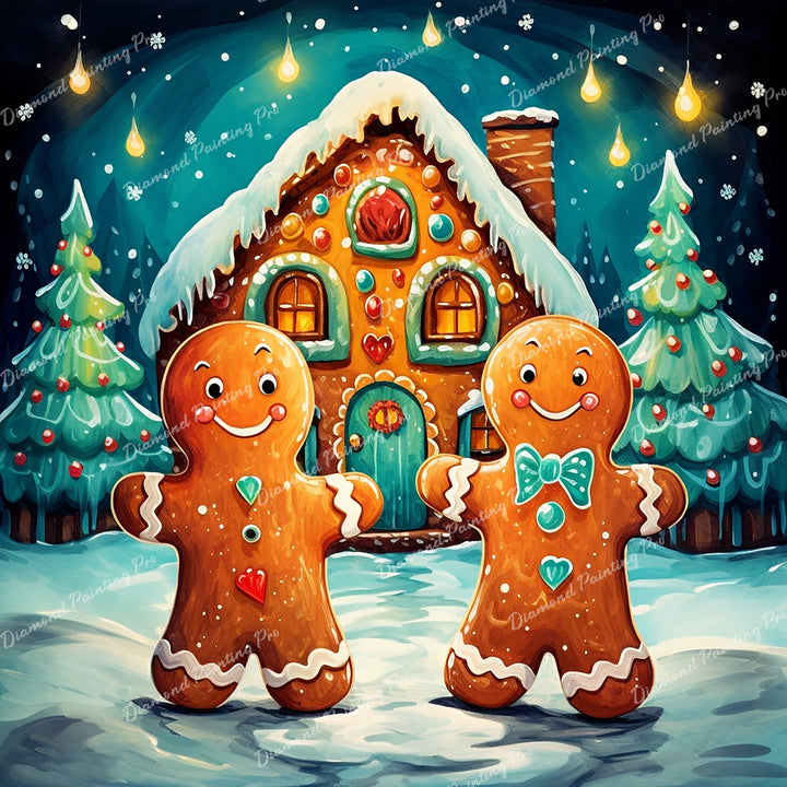 Gingerbread House Whimsy | Diamond Painting