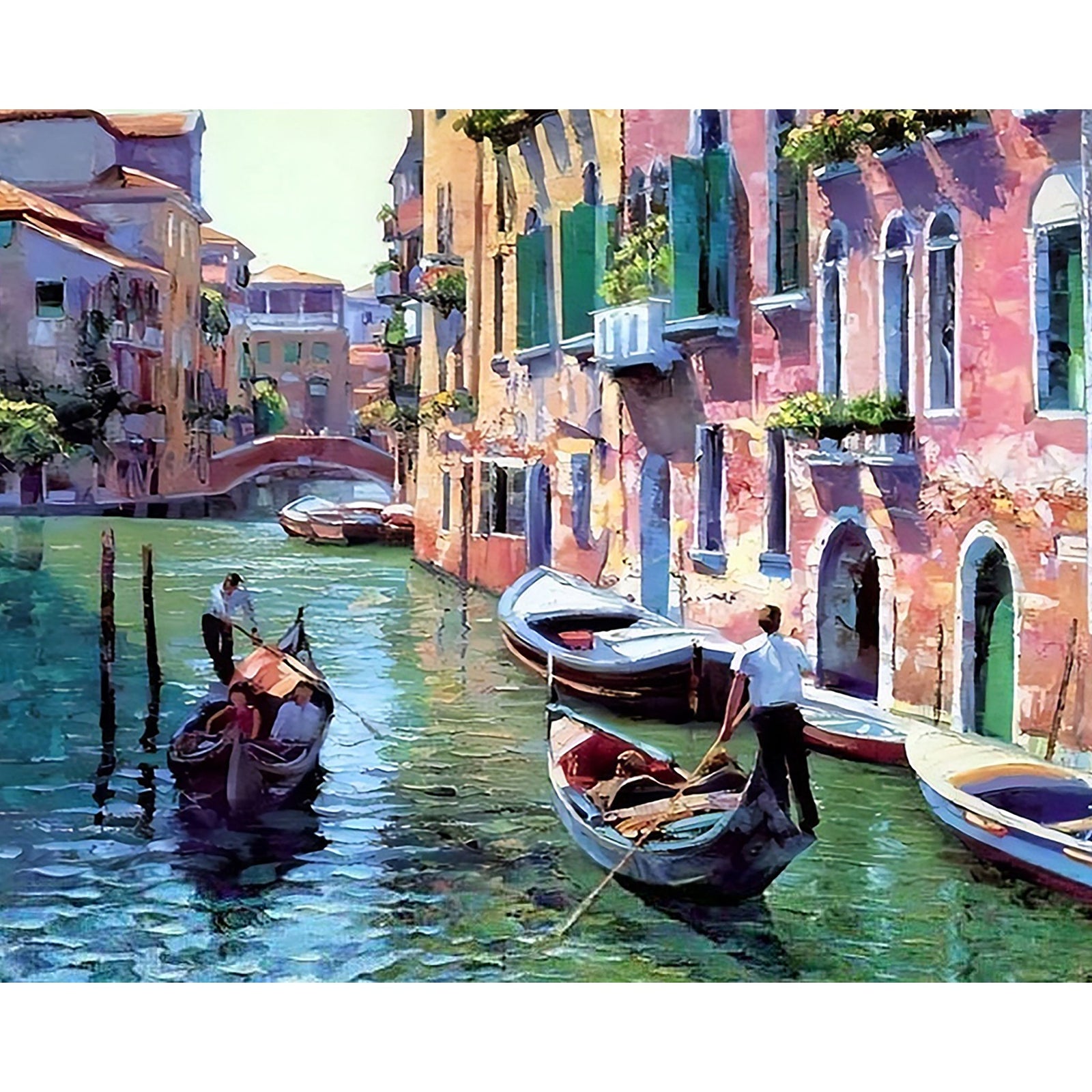 A Beautiful View in Venice | Diamond Painting Design - Full Drill Diamond Art with 5d Square or Round Diamonds - AB Drills Available