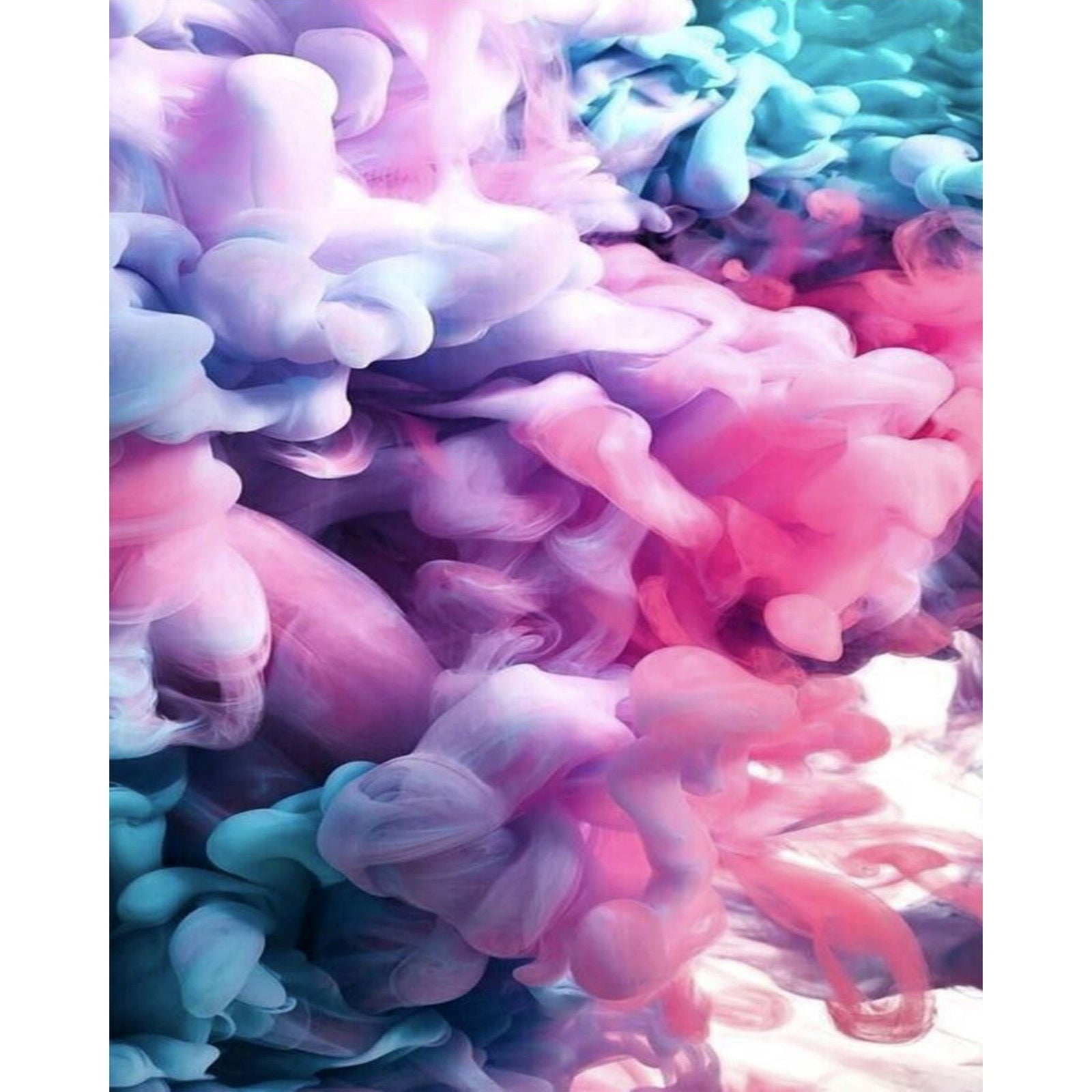 Light Colorful Smoke | Diamond Painting Design - Full Drill Diamond Art with 5d Square or Round Diamonds - AB Drills Available