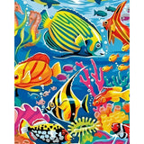 Colorful Fish | Diamond Painting Design - Full Drill Diamond Art with 5d Square or Round Diamonds - AB Drills Available