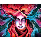 Aquarius Goddess | Diamond Painting Design - Full Drill Diamond Art with 5d Square or Round Diamonds - AB Drills Available