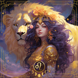 Leo | Diamond Painting Design - Full Drill Diamond Art with 5d Square or Round Diamonds - AB Drills Available