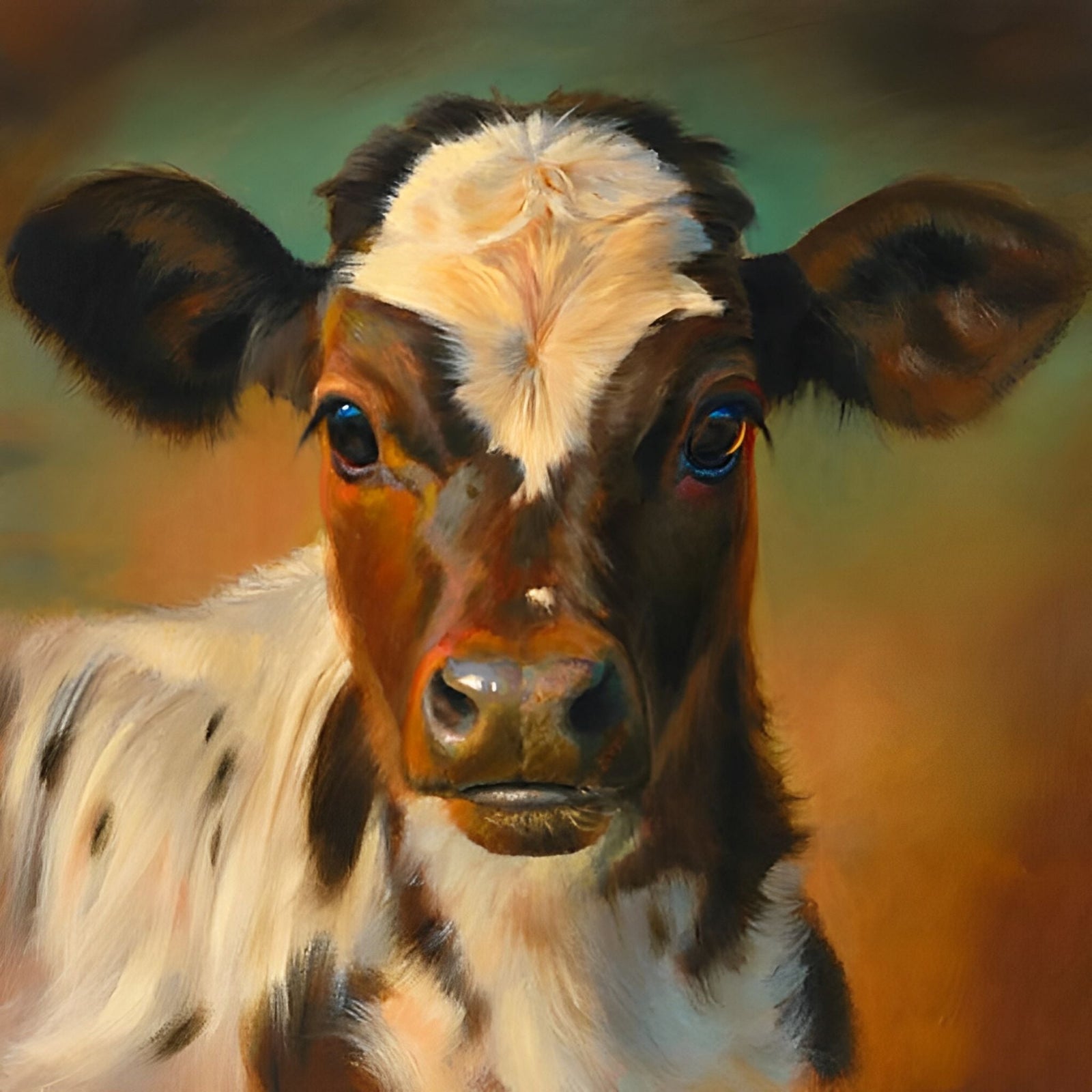 Cow Baby | Diamond Painting Design - Full Drill Diamond Art with 5d Square or Round Diamonds - AB Drills Available