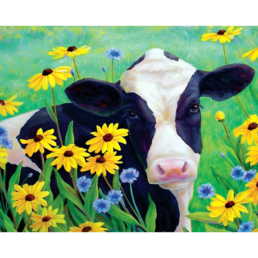 Cow Flower | Diamond Painting