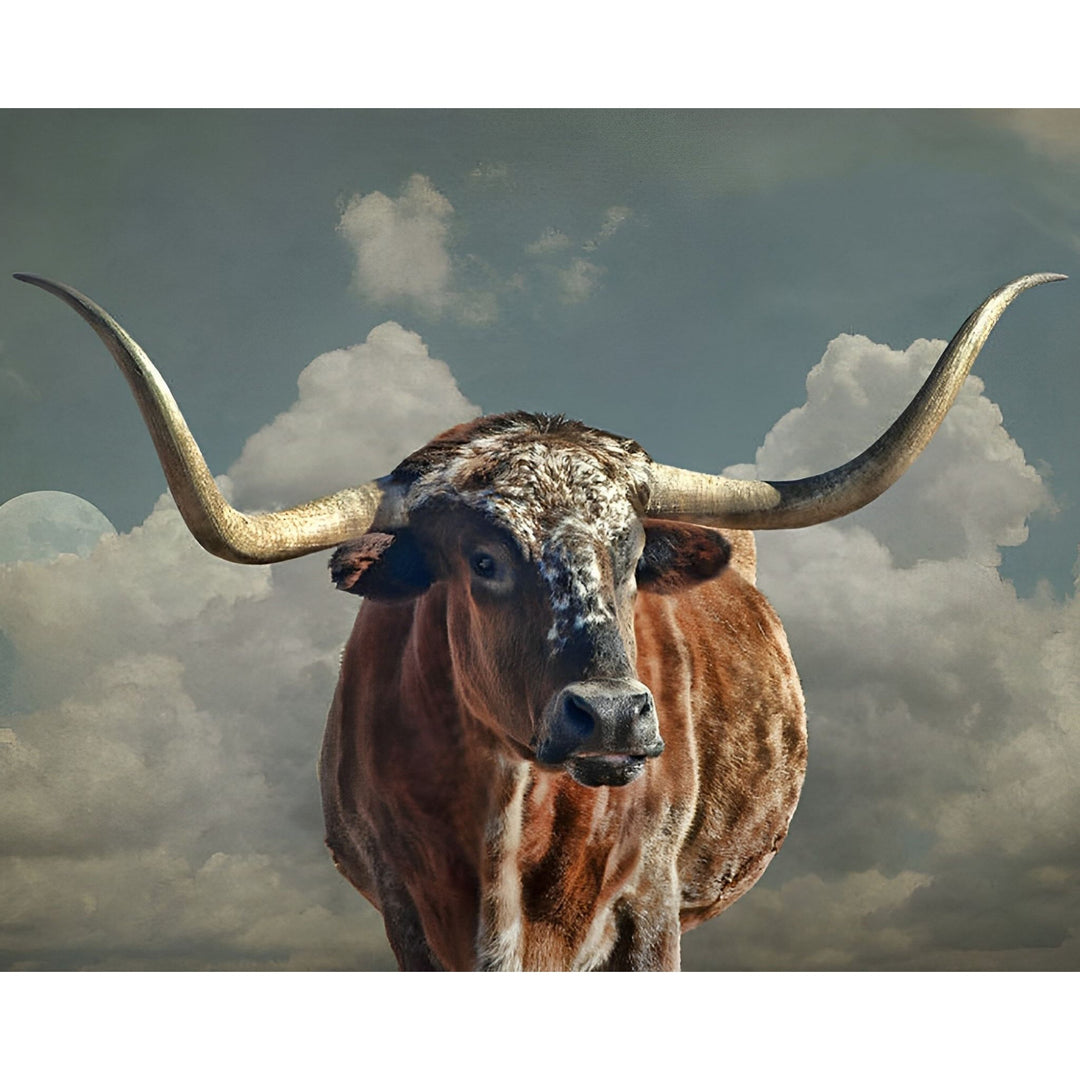 Texas Longhorn Cattle | Diamond Painting