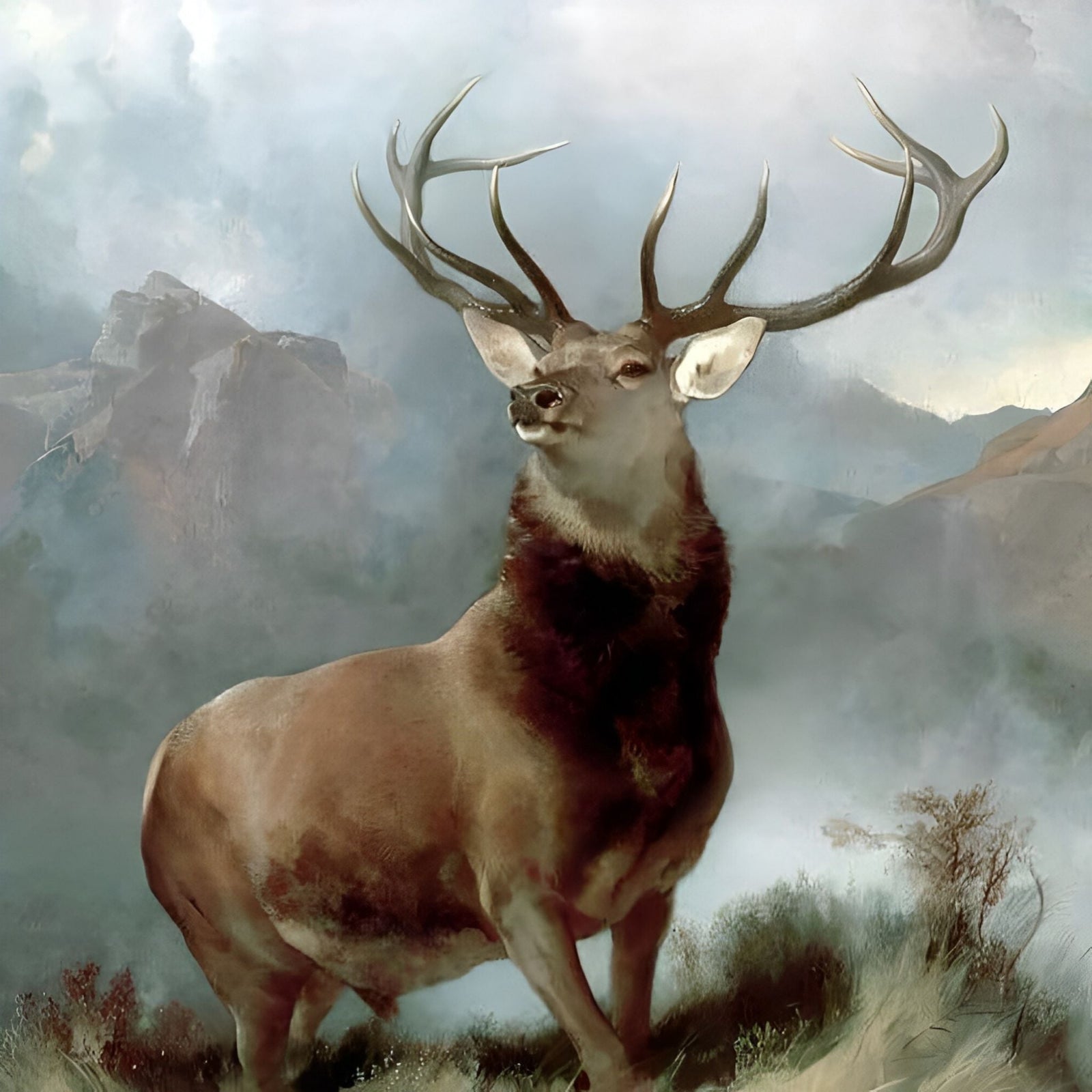 Monarch of the Glen | Diamond Painting Design - Full Drill Diamond Art with 5d Square or Round Diamonds - AB Drills Available