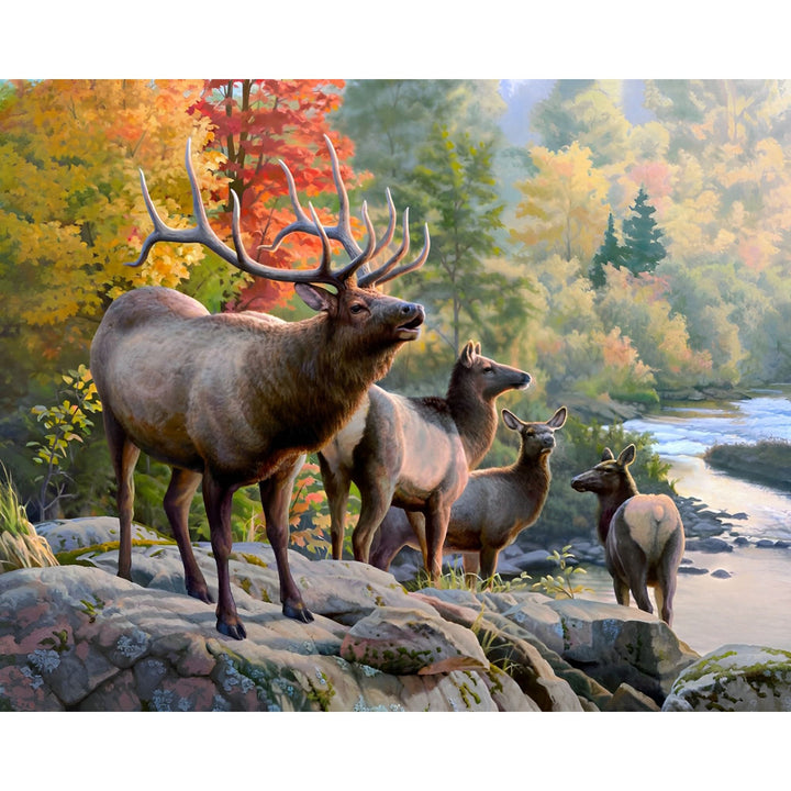 Autumn Forest Deer | Diamond Painting