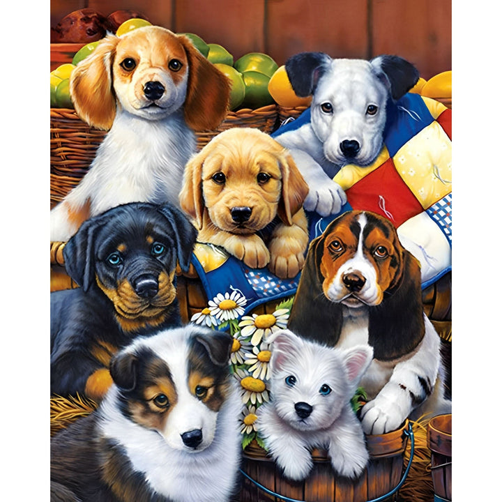Cute Dogs | Diamond Painting