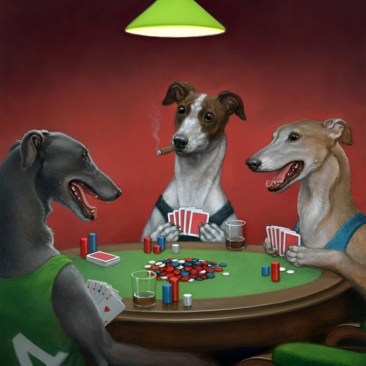 Dogs playing Poker | Diamond Painting