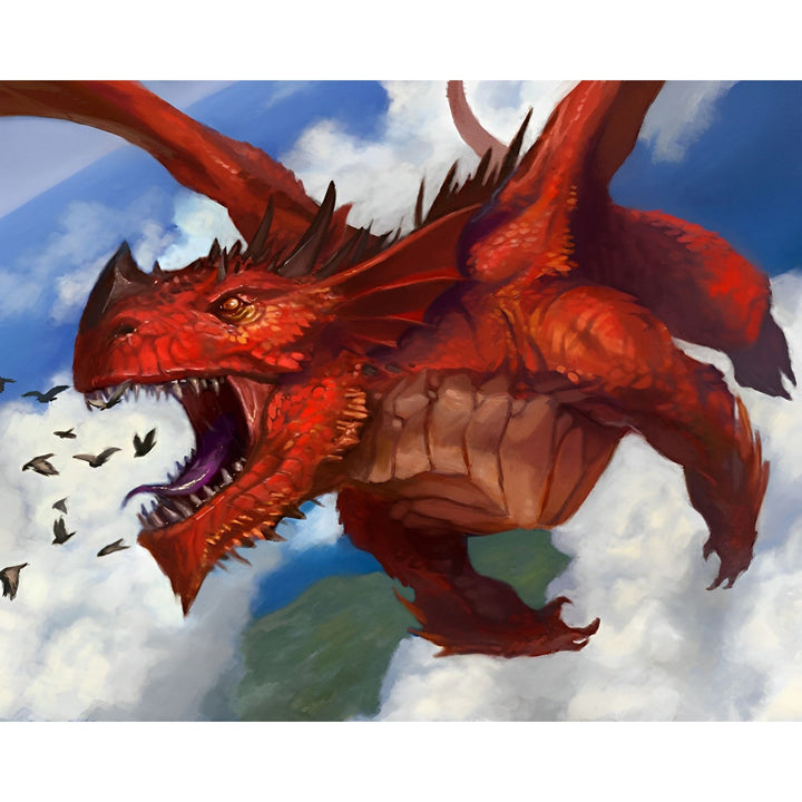 Red Flying Dragon | Diamond Painting