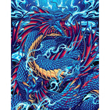 Vicious Dragon | Diamond Painting Design - Full Drill Diamond Art with 5d Square or Round Diamonds - AB Drills Available