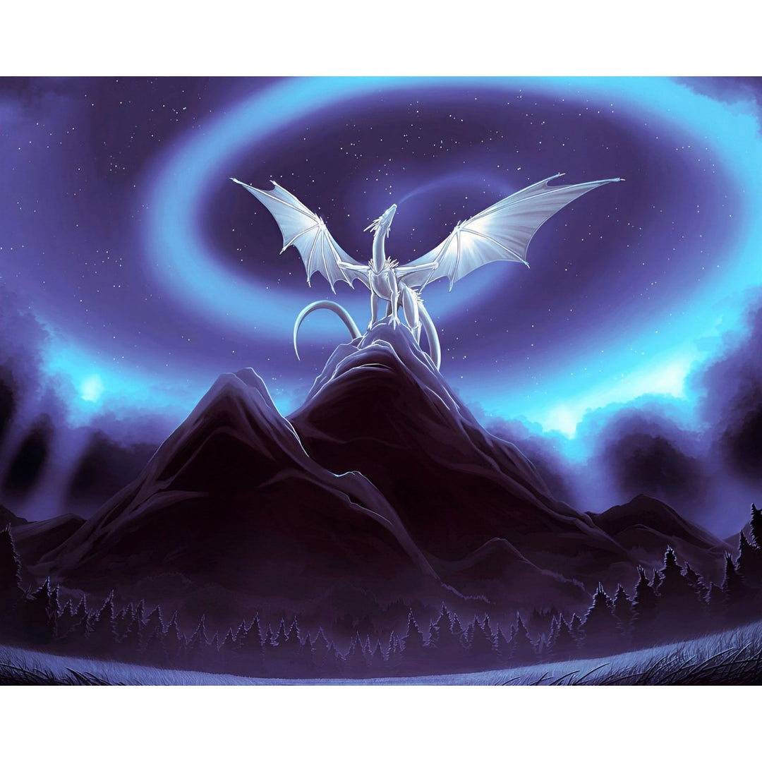 Dragon Atop the Mountain | Diamond Painting