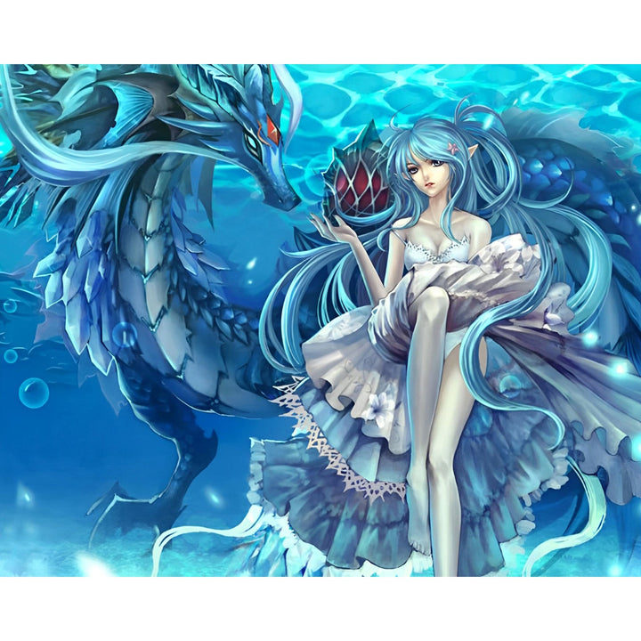 Dragon Girl | Diamond Painting