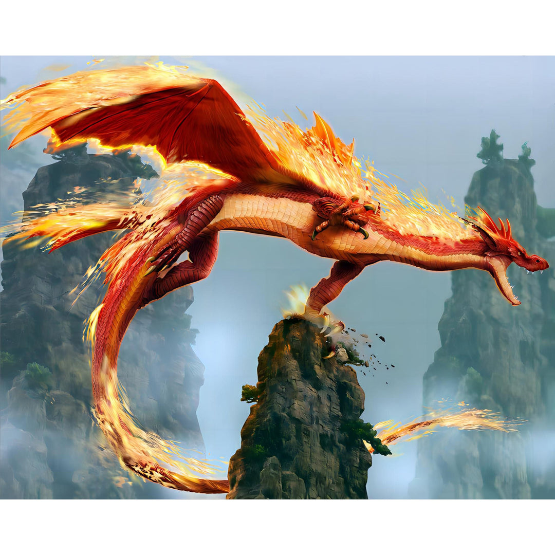 Fire Dragon | Diamond Painting