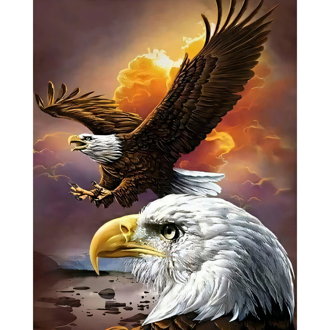 American Flying Eagle | Diamond Painting