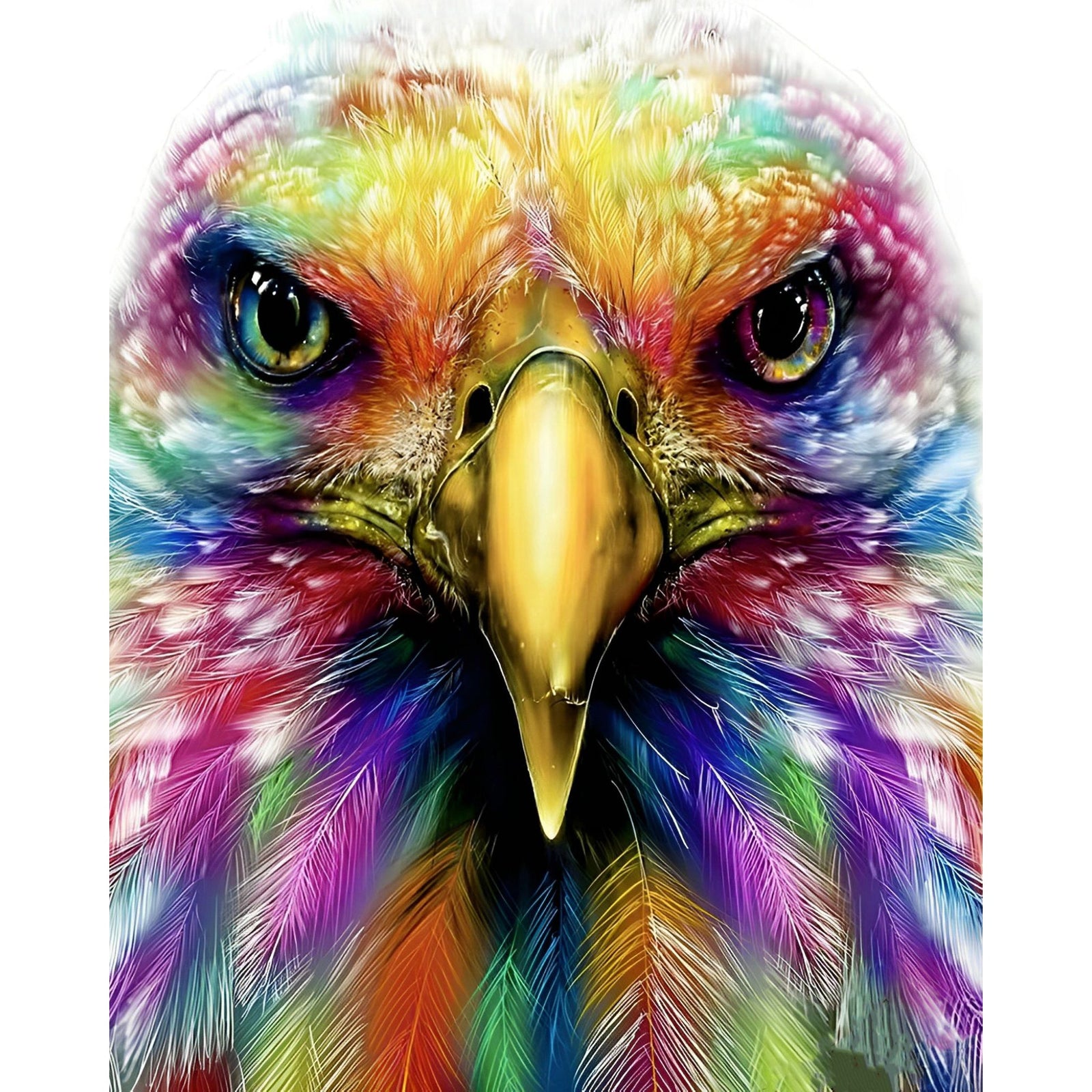 Eagle Head | Diamond Painting Design - Full Drill Diamond Art with 5d Square or Round Diamonds - AB Drills Available