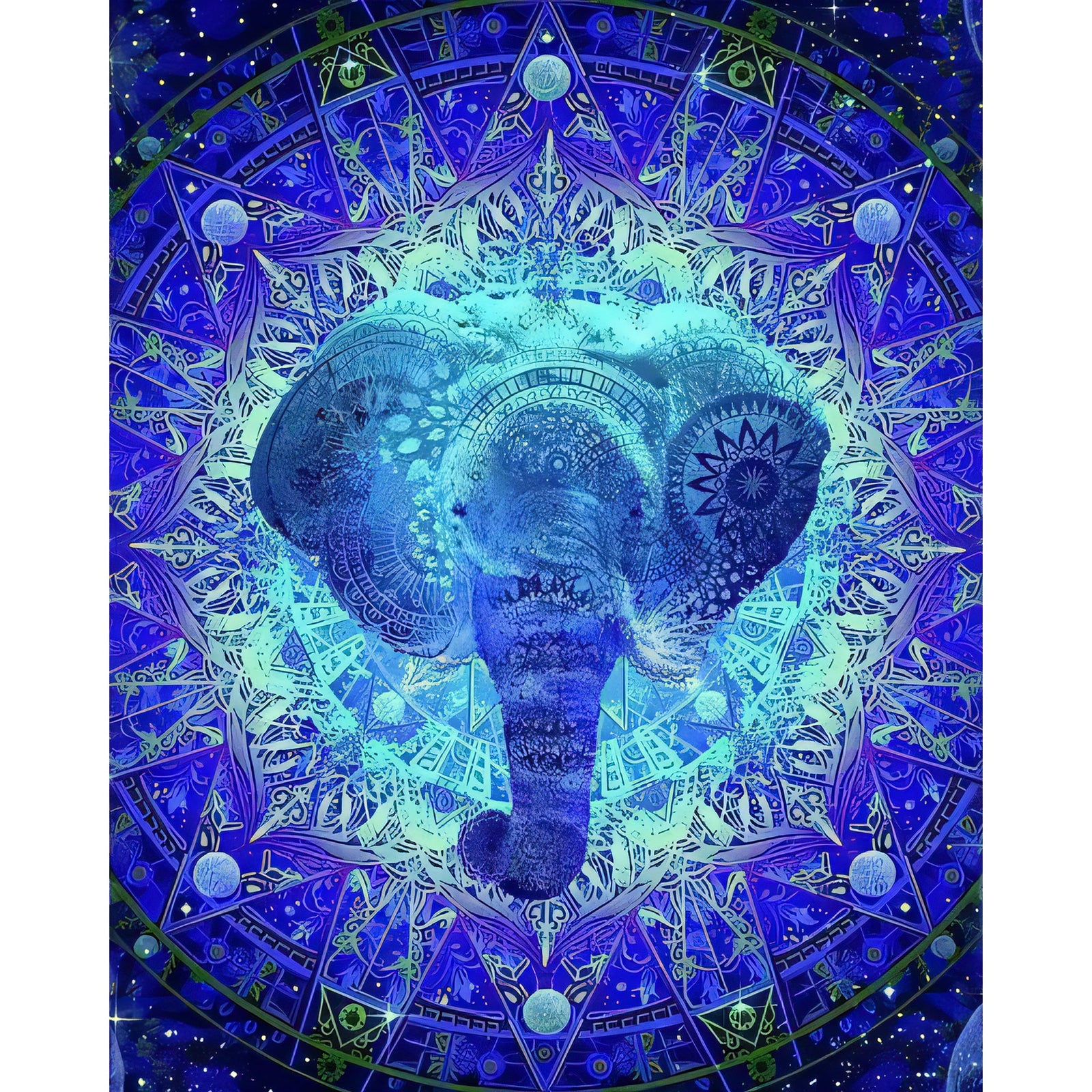 Mandalas Elephant | Diamond Painting Design - Full Drill Diamond Art with 5d Square or Round Diamonds - AB Drills Available