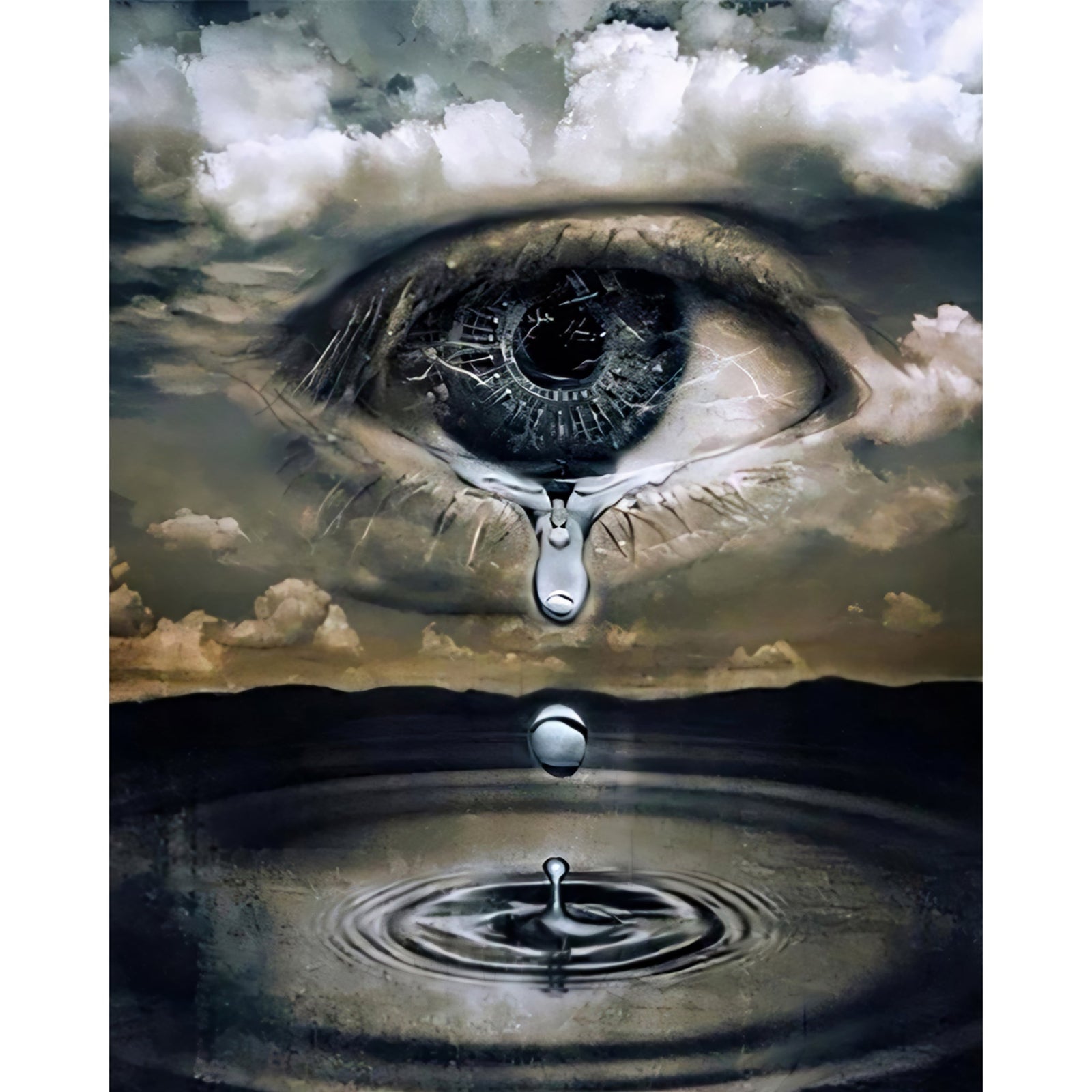 Tears | Diamond Painting Design - Full Drill Diamond Art with 5d Square or Round Diamonds - AB Drills Available