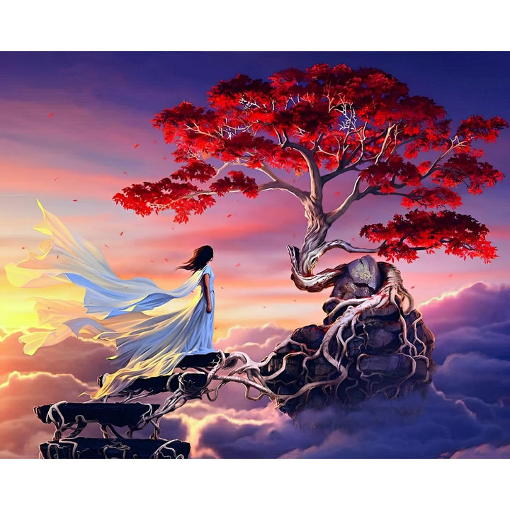 Fantasy Sakura Tree | Diamond Painting