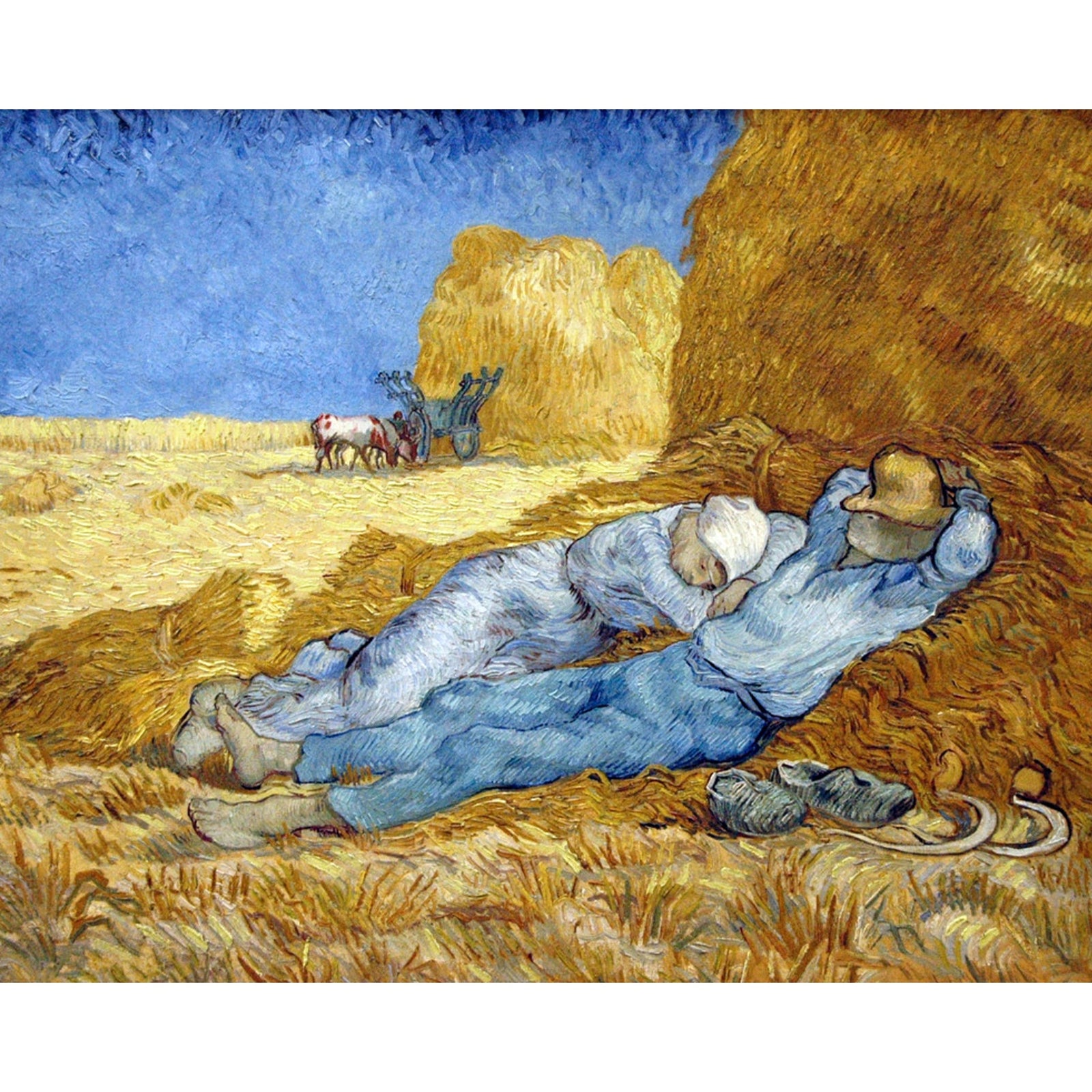 The Siesta (after Millet) | Van Gogh | Diamond Painting Design - Full Drill Diamond Art with 5d Square or Round Diamonds - AB Drills Available