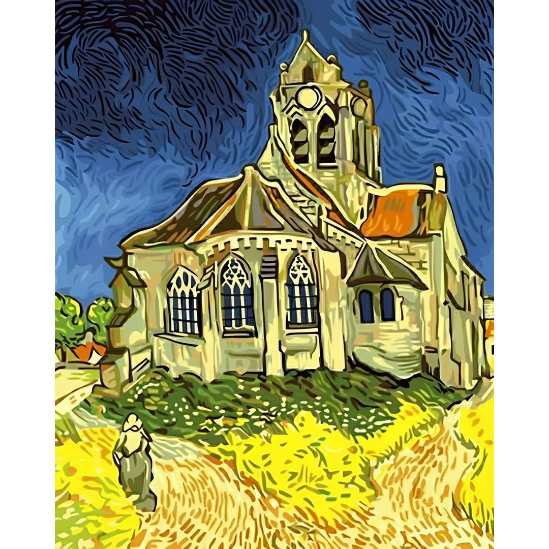 Church at Auvers - Van Gogh | Diamond Painting