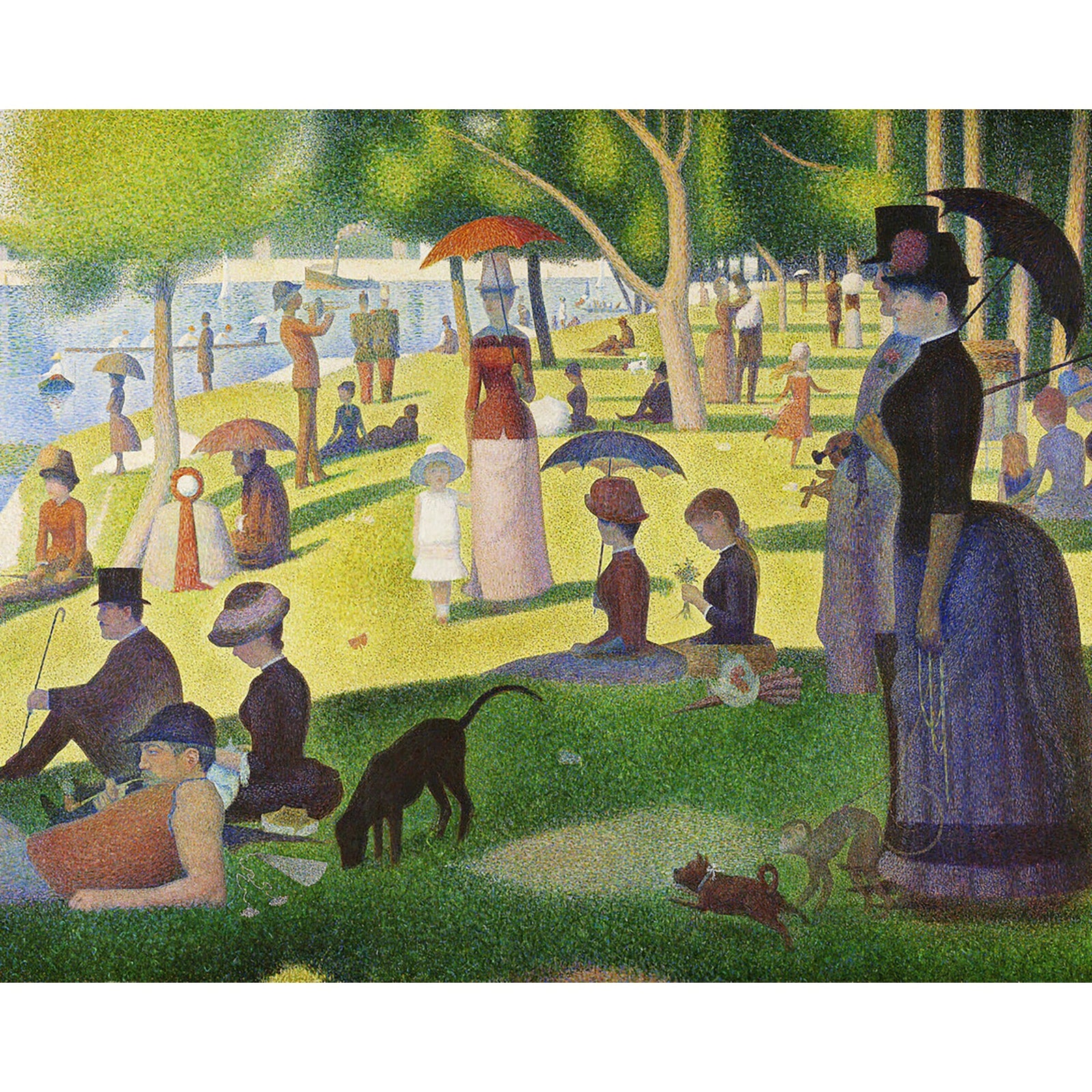 A Sunday on La Grande Jatte | Diamond Painting Design - Full Drill Diamond Art with 5d Square or Round Diamonds - AB Drills Available