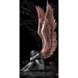 Girl Angel Wings | Diamond Painting Design - Full Drill Diamond Art with 5d Square or Round Diamonds - AB Drills Available