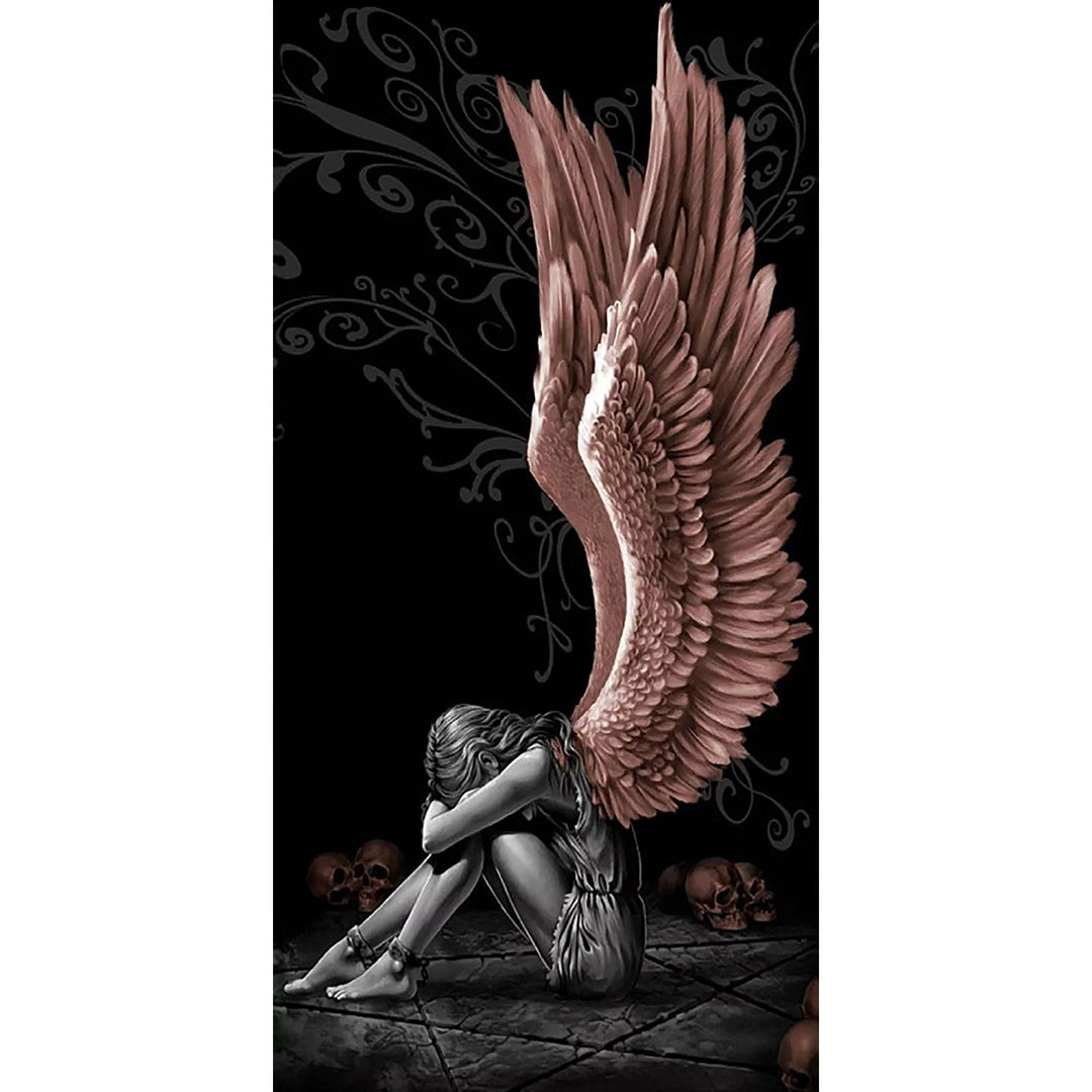 Girl Angel Wings | Diamond Painting