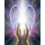 Guardian Angel Wings | Diamond Painting Design - Full Drill Diamond Art with 5d Square or Round Diamonds - AB Drills Available