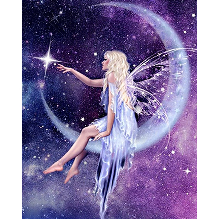 Moon girl angel | Diamond Painting