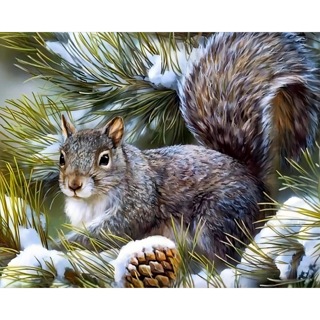 Looking for a Nut | Diamond Painting