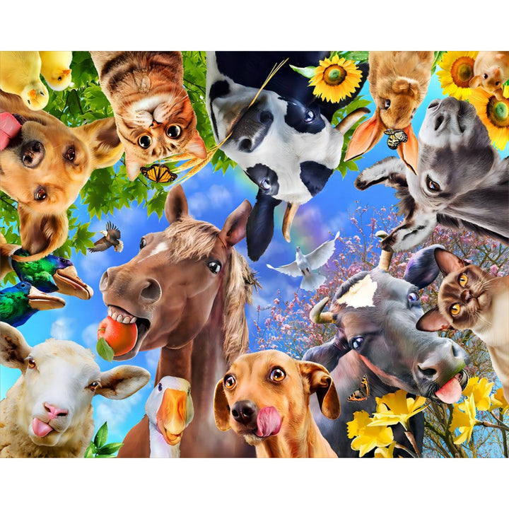 Silly Farm Animals | Diamond Painting