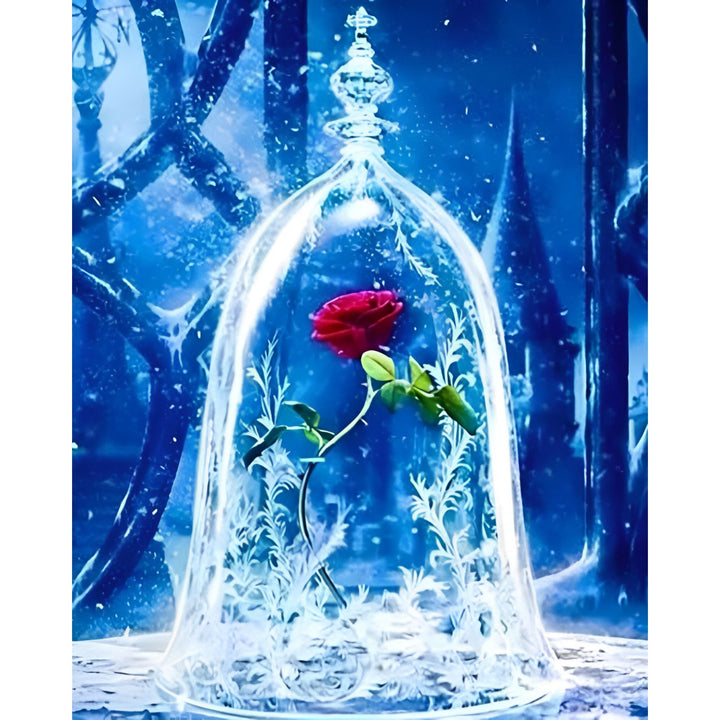 Enchanted Red Rose | Diamond Painting