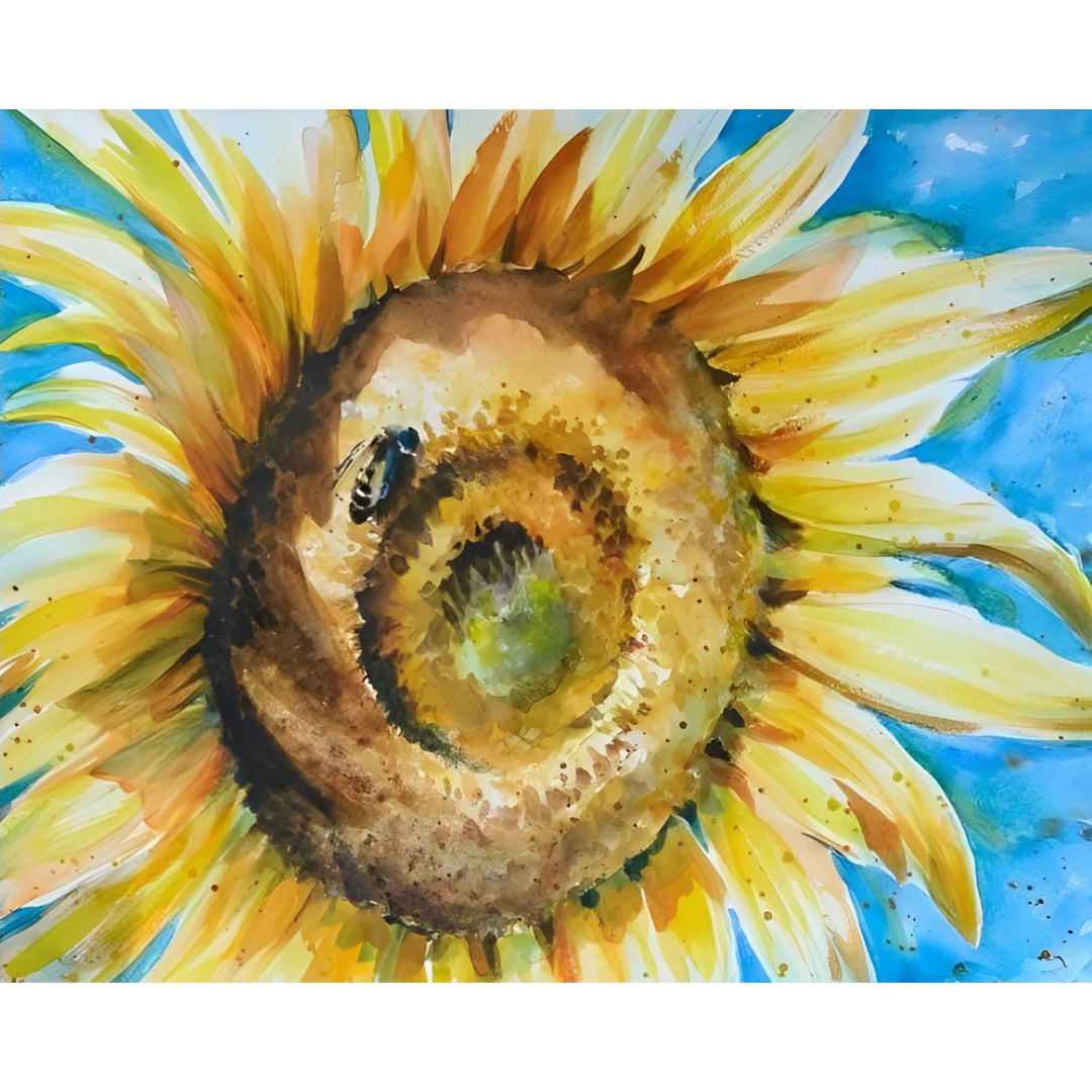 Golden Sunflower | Diamond Painting